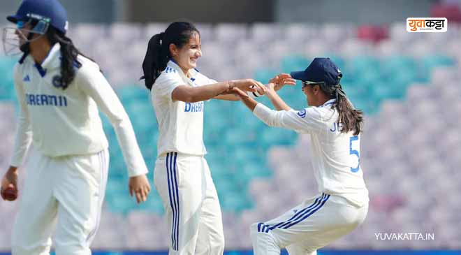 'हमारी छोरीया छोरो से कम है क्या?' भारतीय महिला संघांनी रचला इतिहास, इंग्लंडचा कसोटीमध्ये केला तब्बल एवढ्या धावांनी पराभव ..